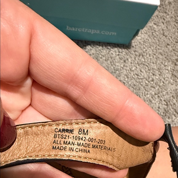 BareTraps Black Strappy Sandals - Picture 8 of 11